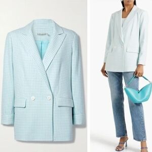Alice + Olivia Justin Checked Blazer